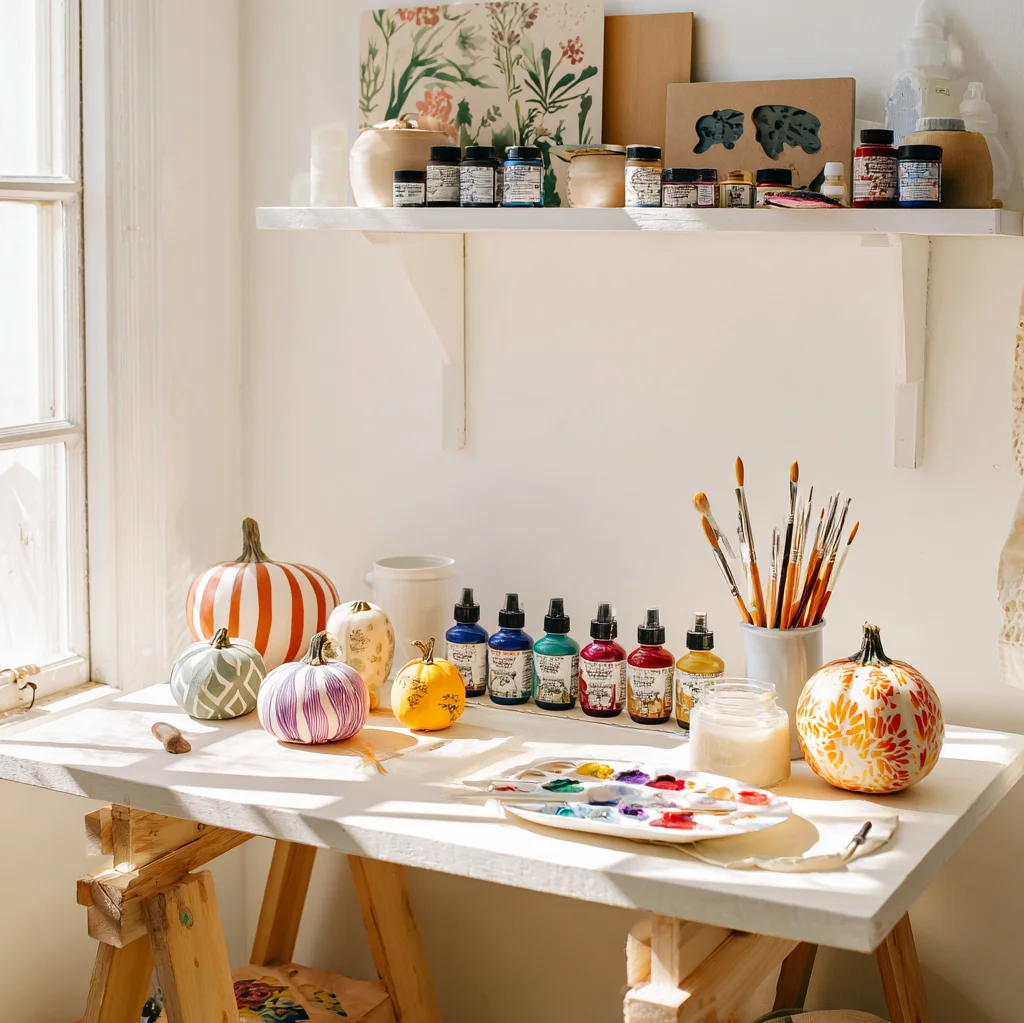 easy gourd painting ideas