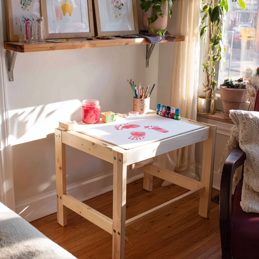 mothers day footprint art ideas