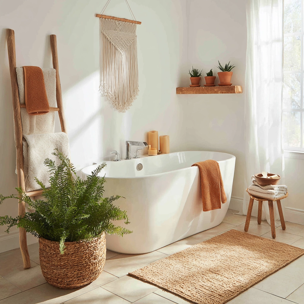 boho bathroom decor