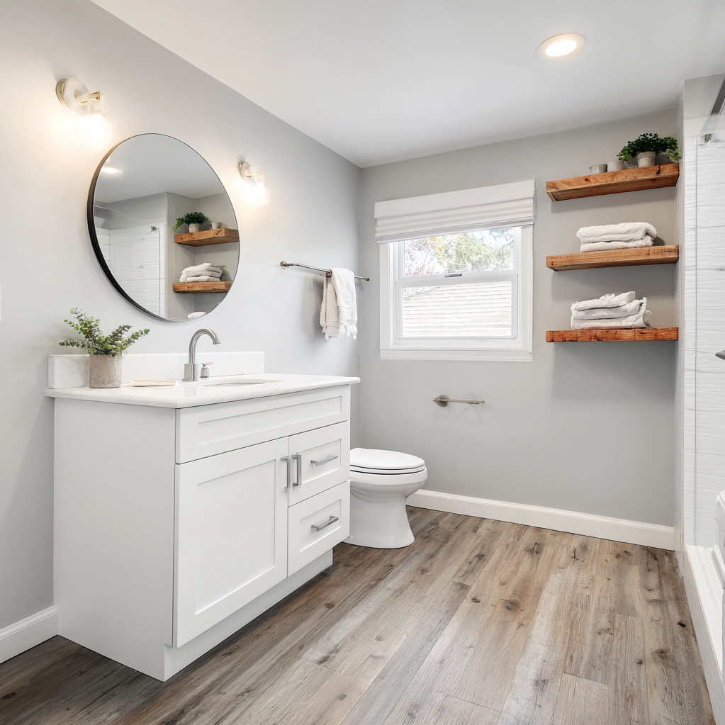 budget bathroom remodel