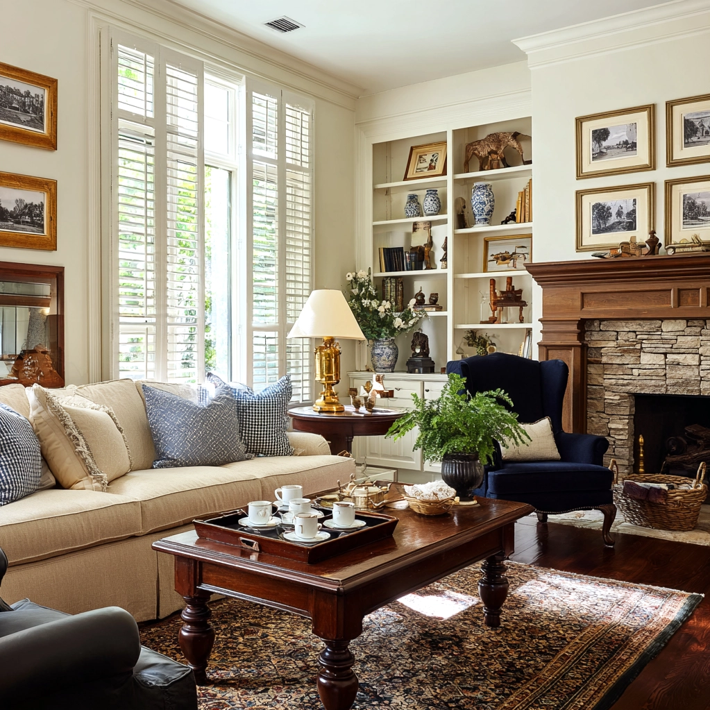 classic southern home decor living room