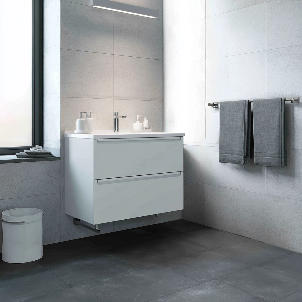 floating vanity cabinet