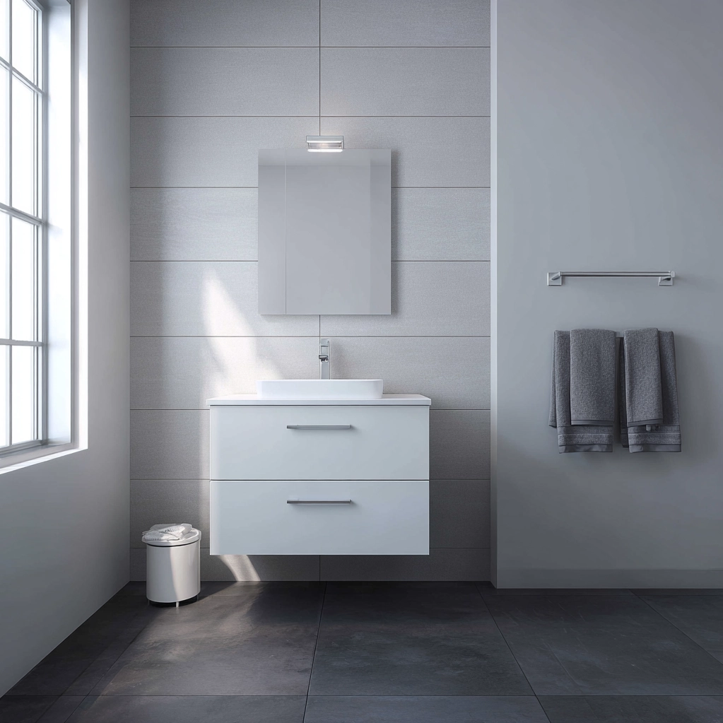 floating vanity cabinet