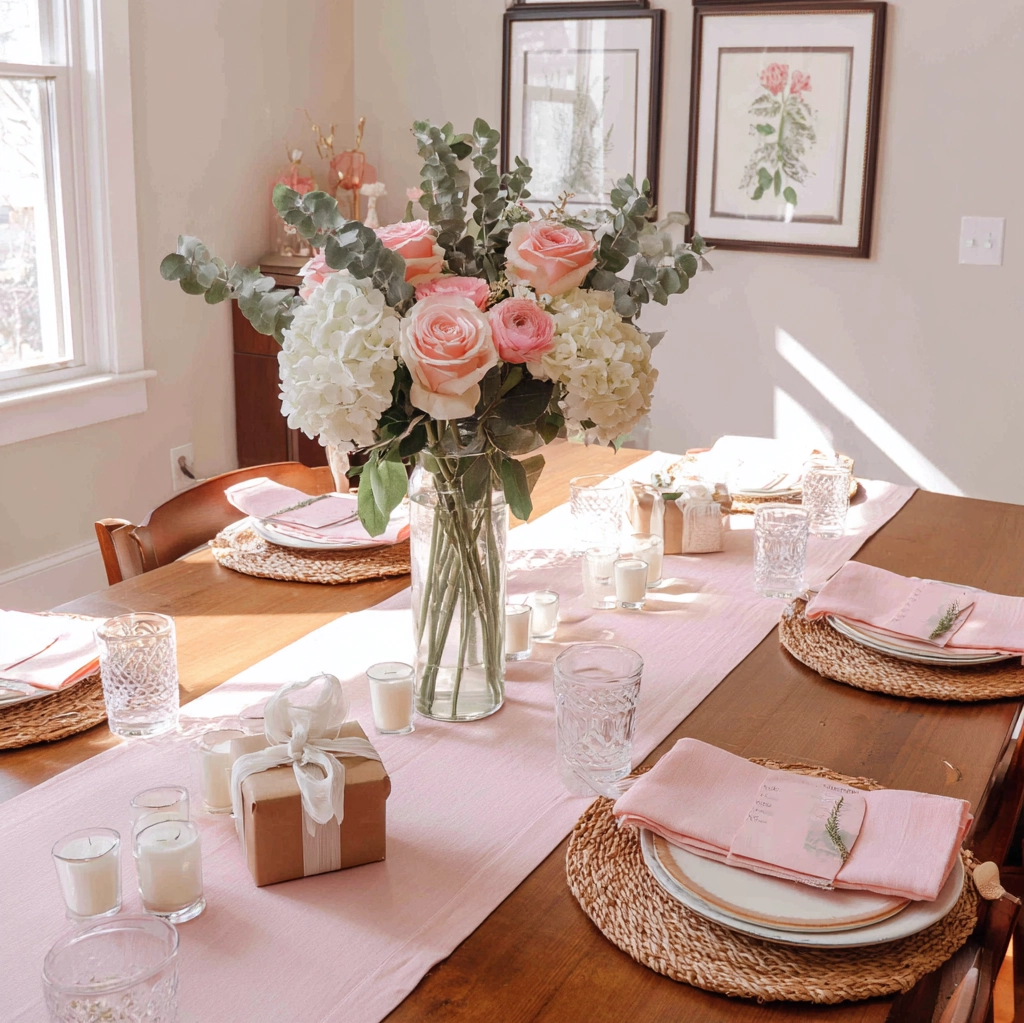 galentines table decor