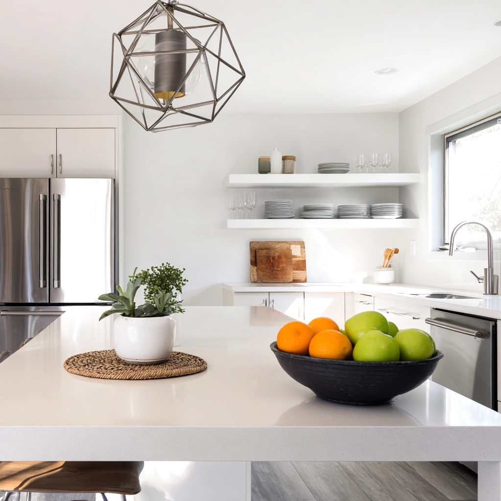 kitchen island countertop decor modern