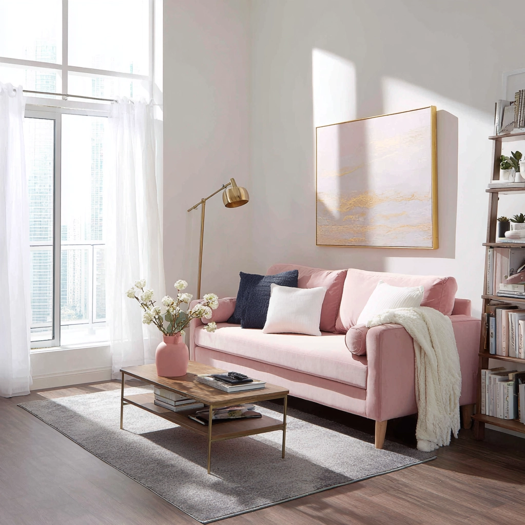light pink decor