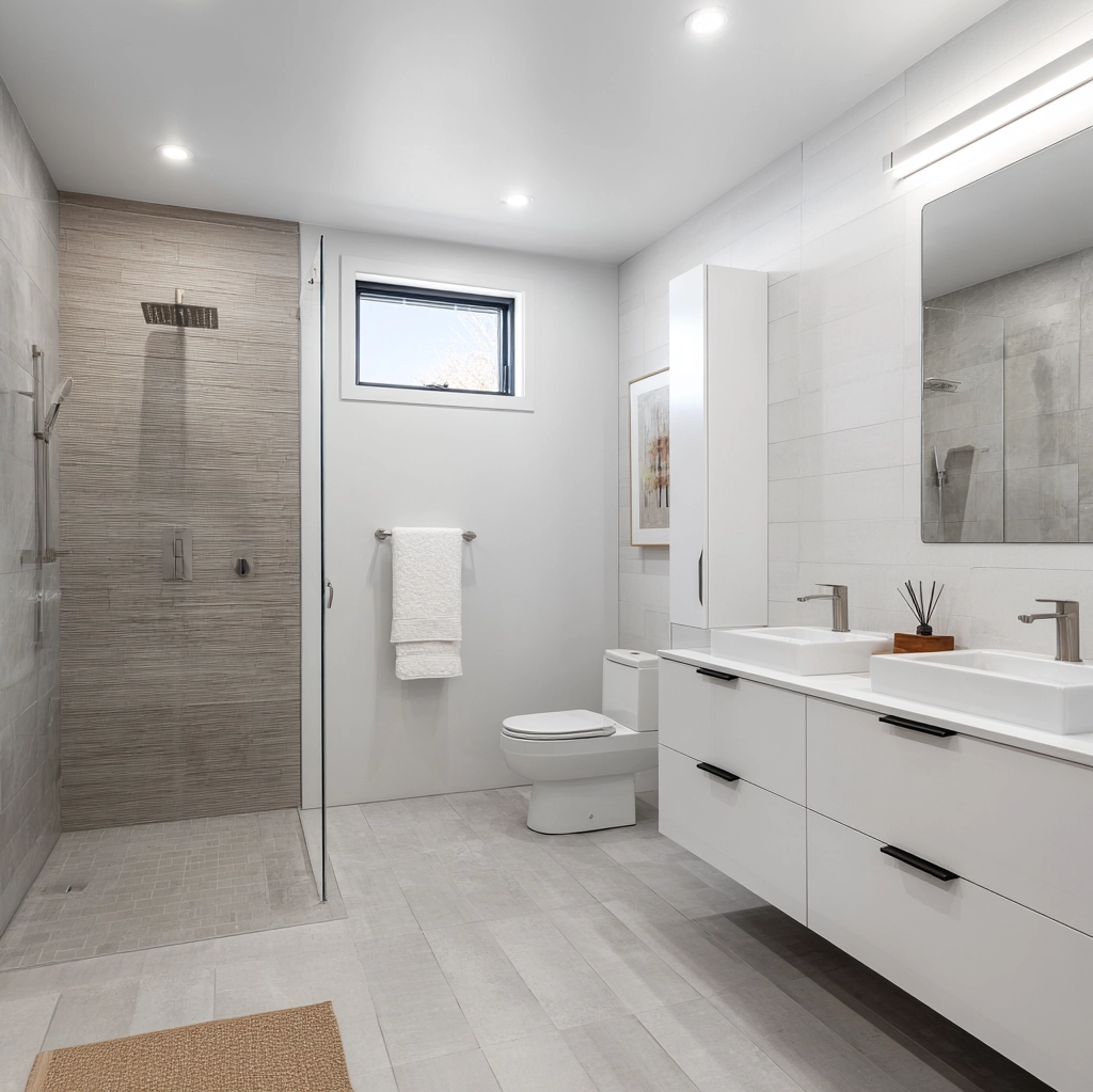 modern bathroom remodel