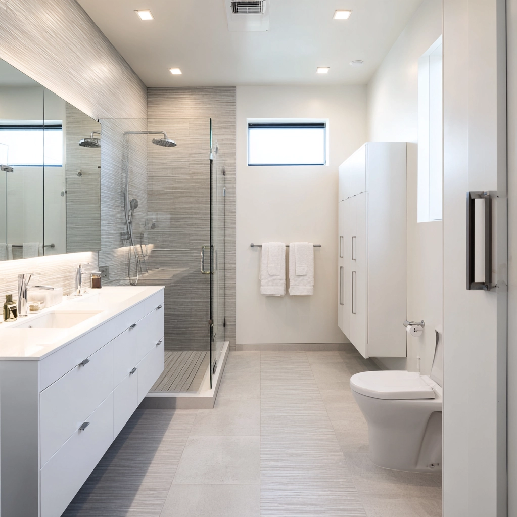 modern bathroom remodel