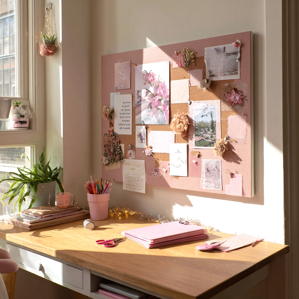 pink vision board ideas