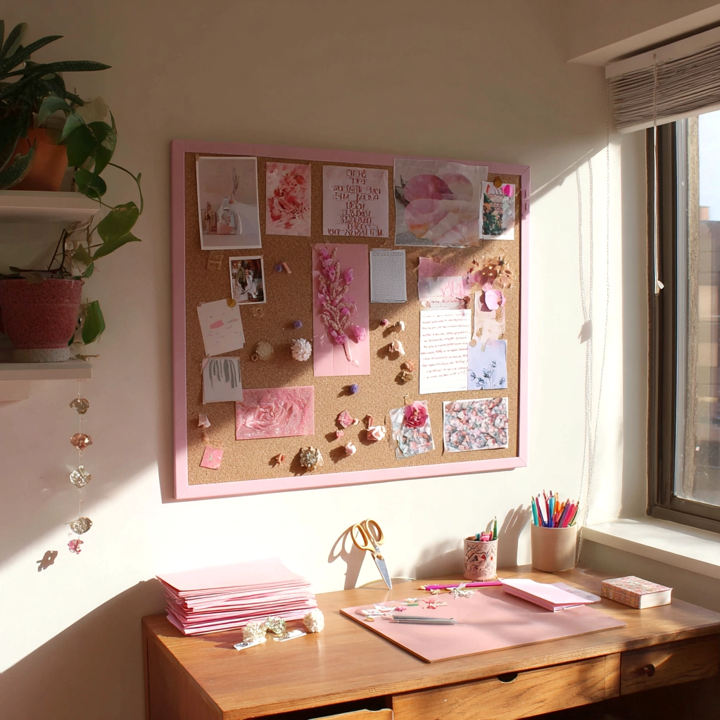 pink vision board ideas