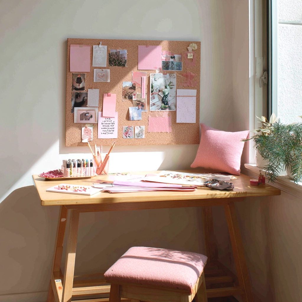 pink vision board ideas aesthetic