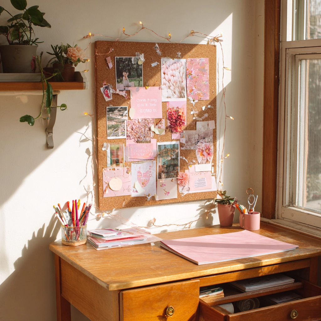 pink vision board ideas