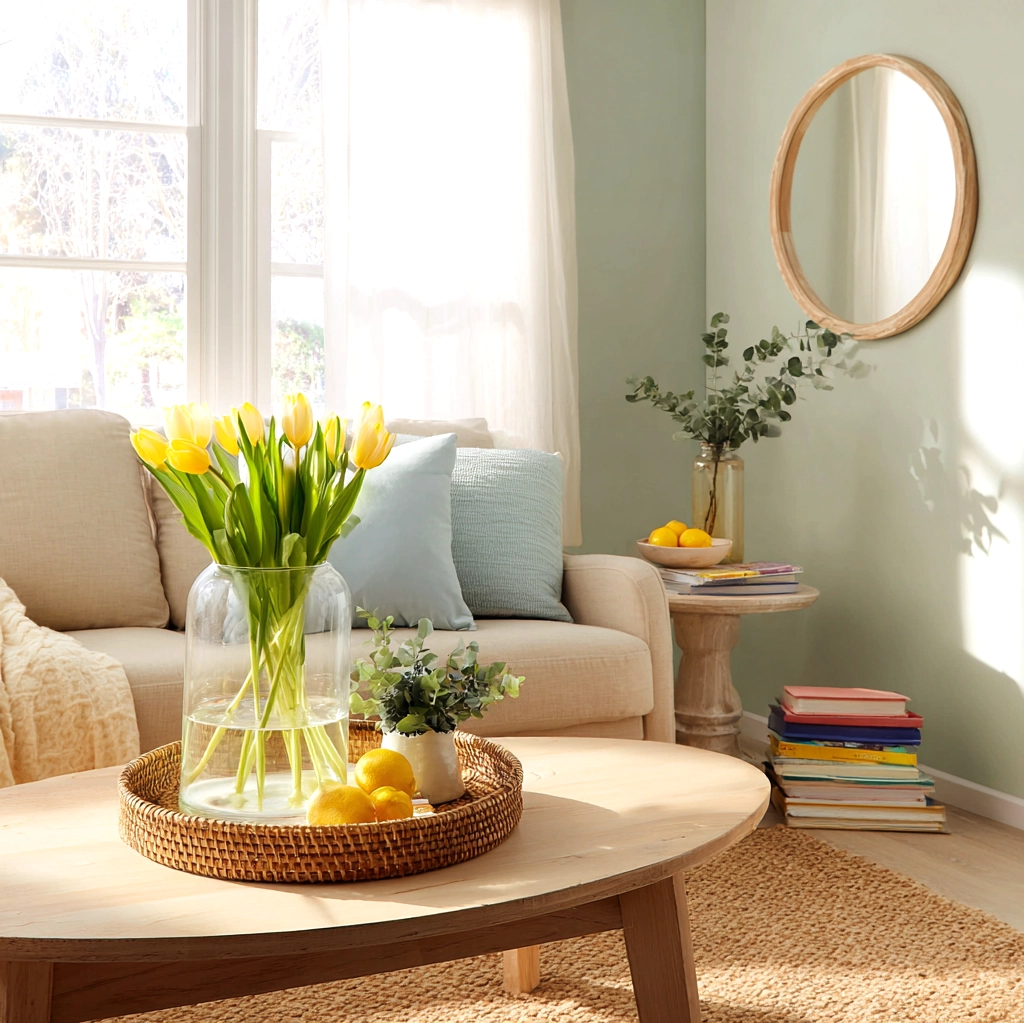 spring decorations for the home