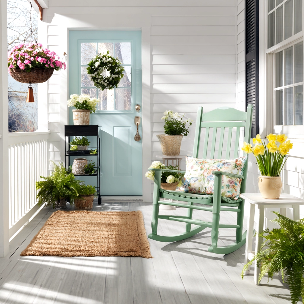 spring front porch