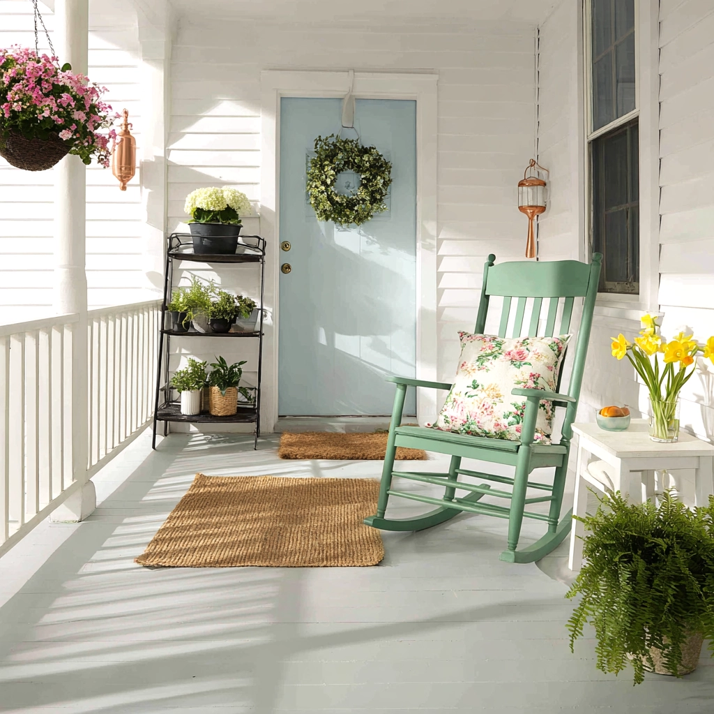 spring front porch