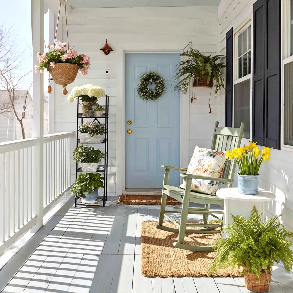 spring front porch