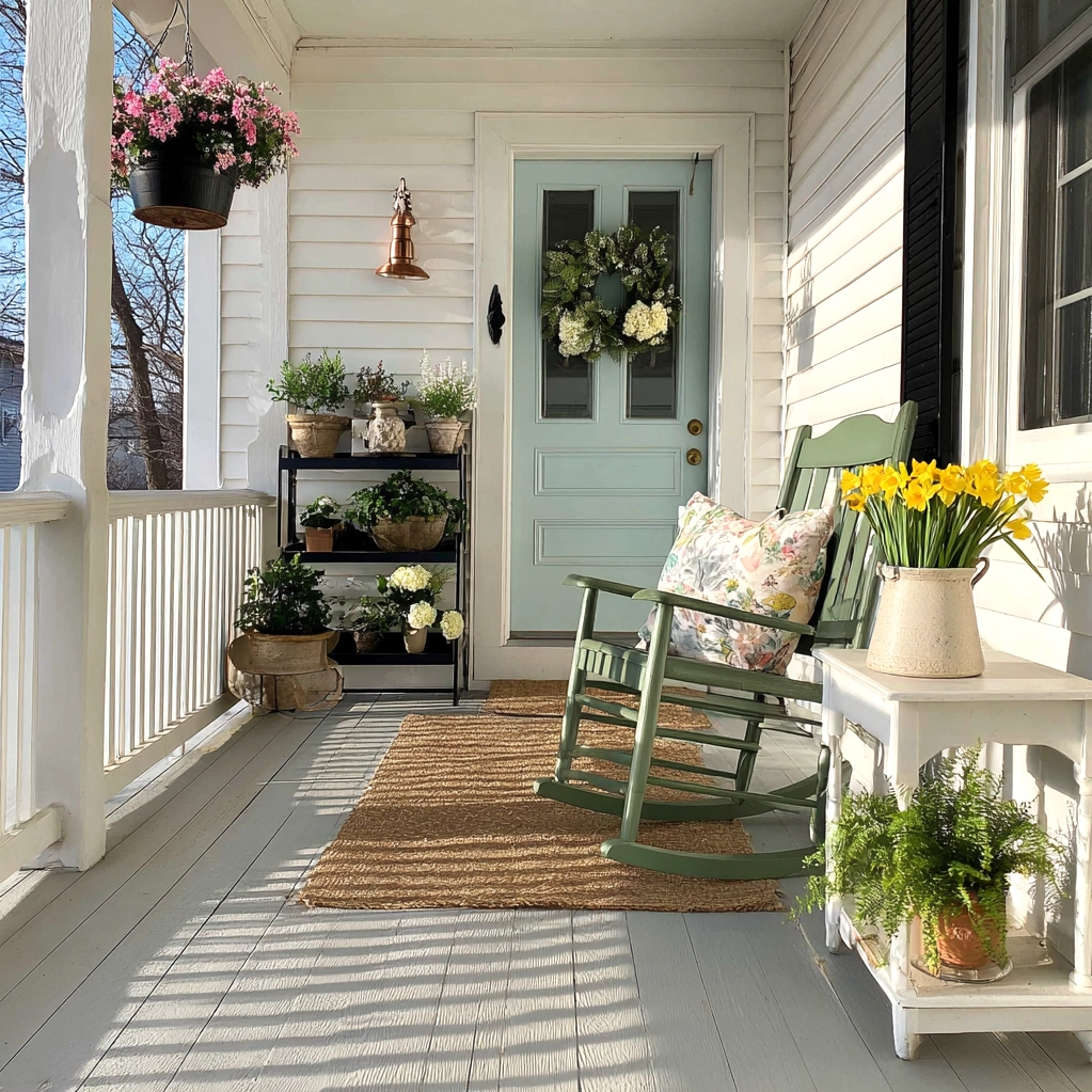 spring front porch