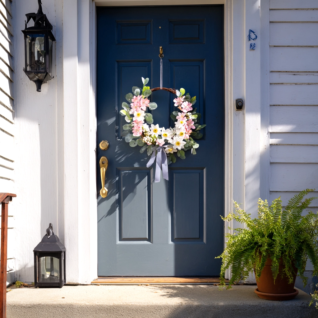 spring wreath for front door