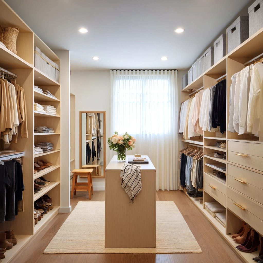 walk in closet layout floor plans